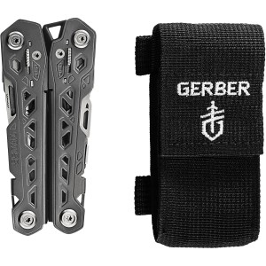 Gerber Multi-Tool Truss mit 17 Werkzeugen und Gürtel-Etui.