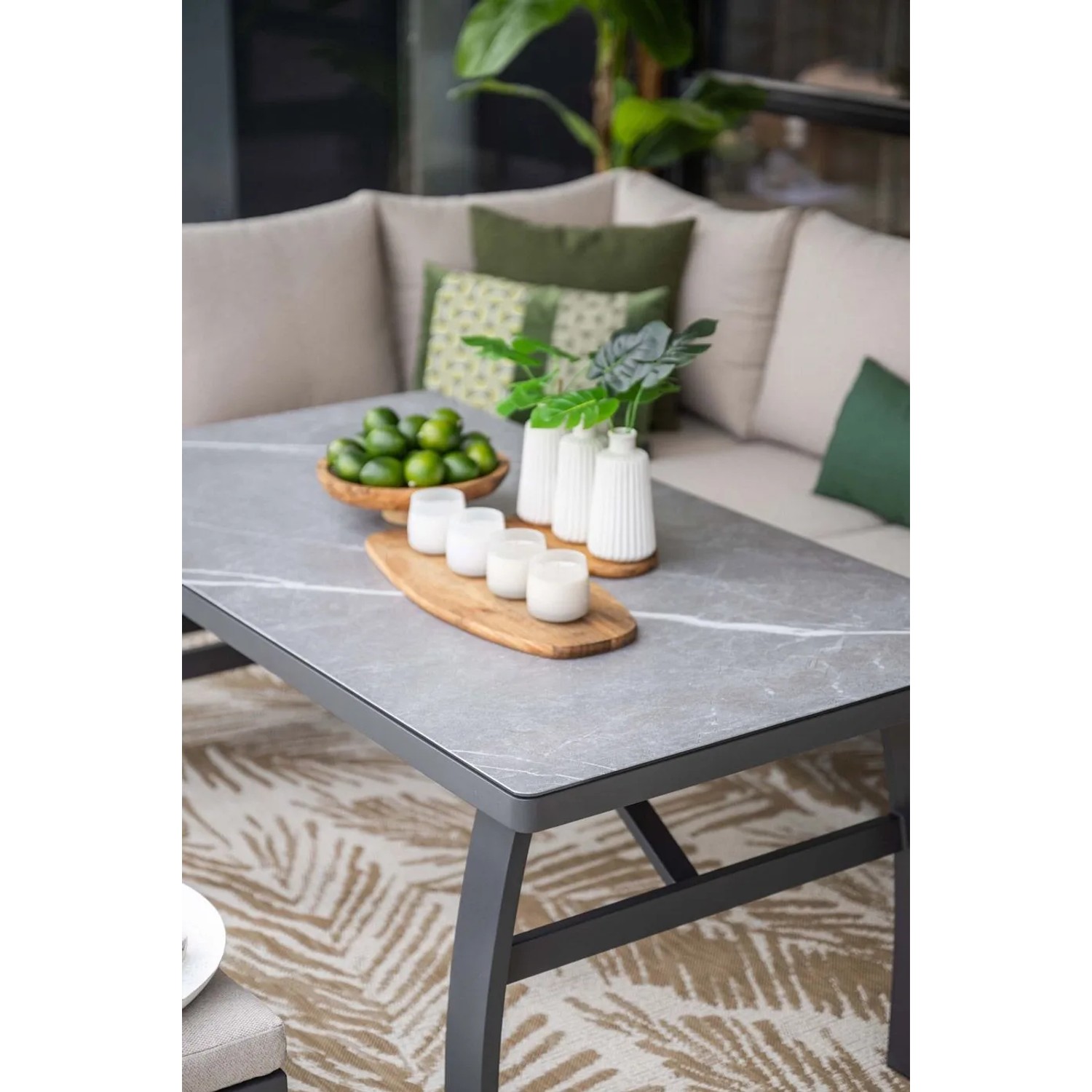 Vasano 4-teilig, Premium Dining Ecklounge Set, Gartenmöbelsetㅤ_3