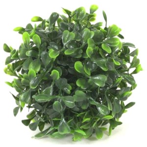 Grüne Deko Buchsbaumkugel, Ø 12 cm, für den Innen- und Außenbereich.