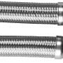 LUX Panzerschlauch DN25, 100 cm aus Edelstahl, flexibel und robust.