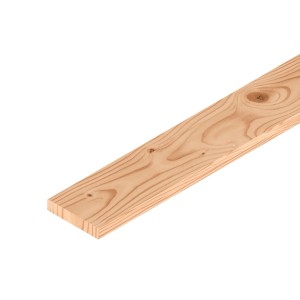 Osmo Terrassendiele aus Kanadischer Douglasie, helle Holzfarbe, natürliche Maserung.