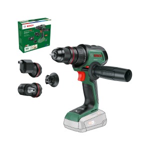 Bosch 18V Akku-Bohrschrauber Advanced Drill 18 V-80 Solo mit Zubehör und Verpackung.