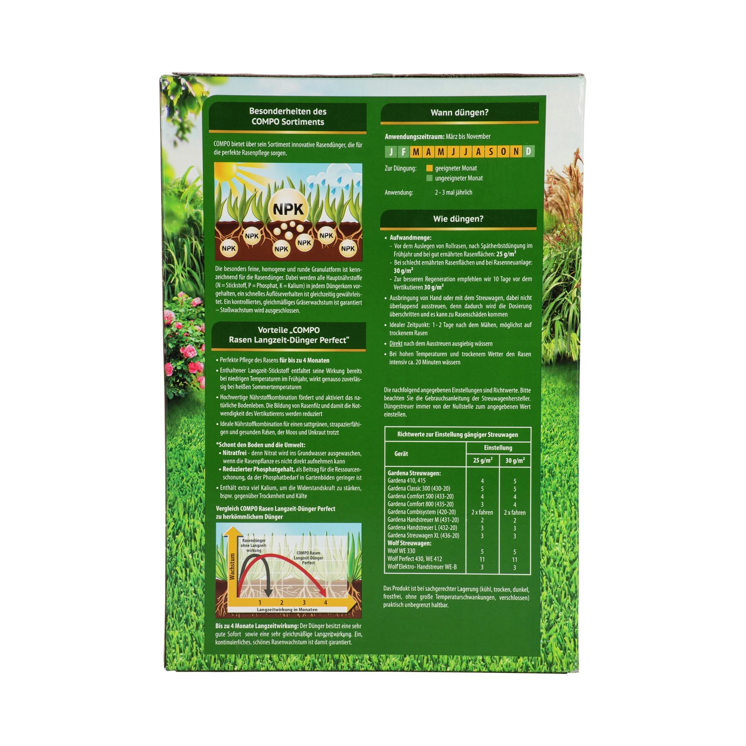 Compo Rasen Langzeit-Dünger Perfect 6 kg_2