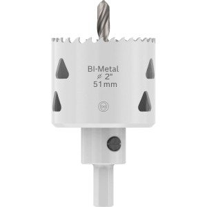 Bosch Lochsäge Multi Material mit Aufsteckhalter Ø 51 mm x 40 mm Silber