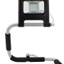 REV Ritter Akku-LED-Arbeitsleuchte Flex, 18W, Schwarz-Silber, mit flexiblem Ständer.