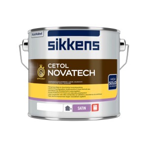 Sikkens Cetol Novatech High-Solid-Lasur Mahagoni Dose. Satin Holzlasur für UV-Schutz und Wetterbeständigkeit.