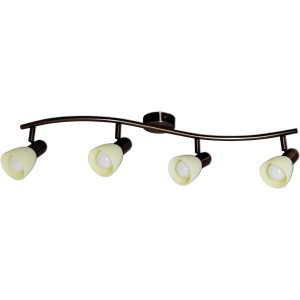 Näve LED-Spot 4er Cunno Countrybraun