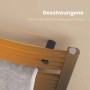 Anthrazitfarbener, gebogener Emke Badheizkörper mit Handtuch. Die geschwungenen Rohre erleichtern den Zugang.