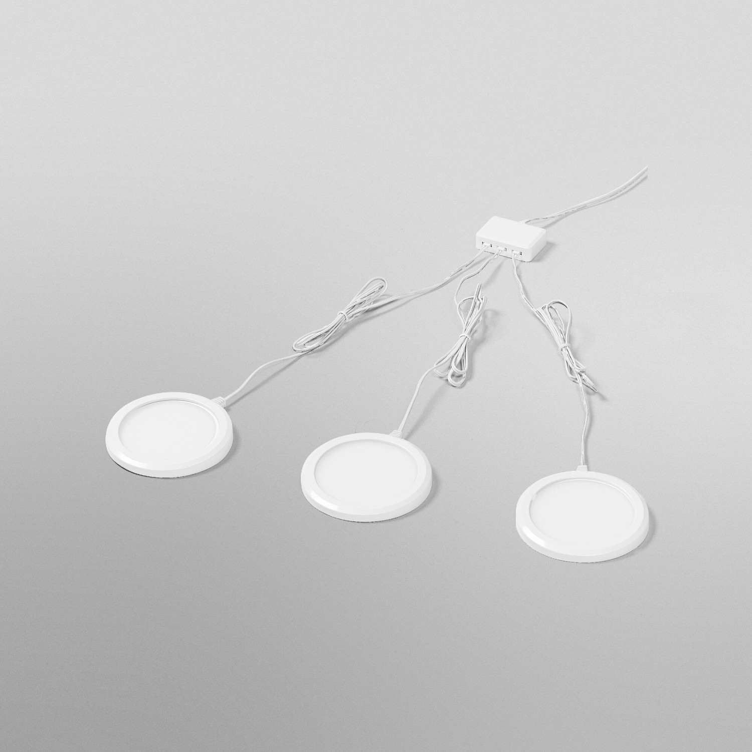 Ledvance Smart+ WiFi Unterbauleuchte, rund, weiß, 3er Set. Smarte Leuchten für Küche & Wohnraum.