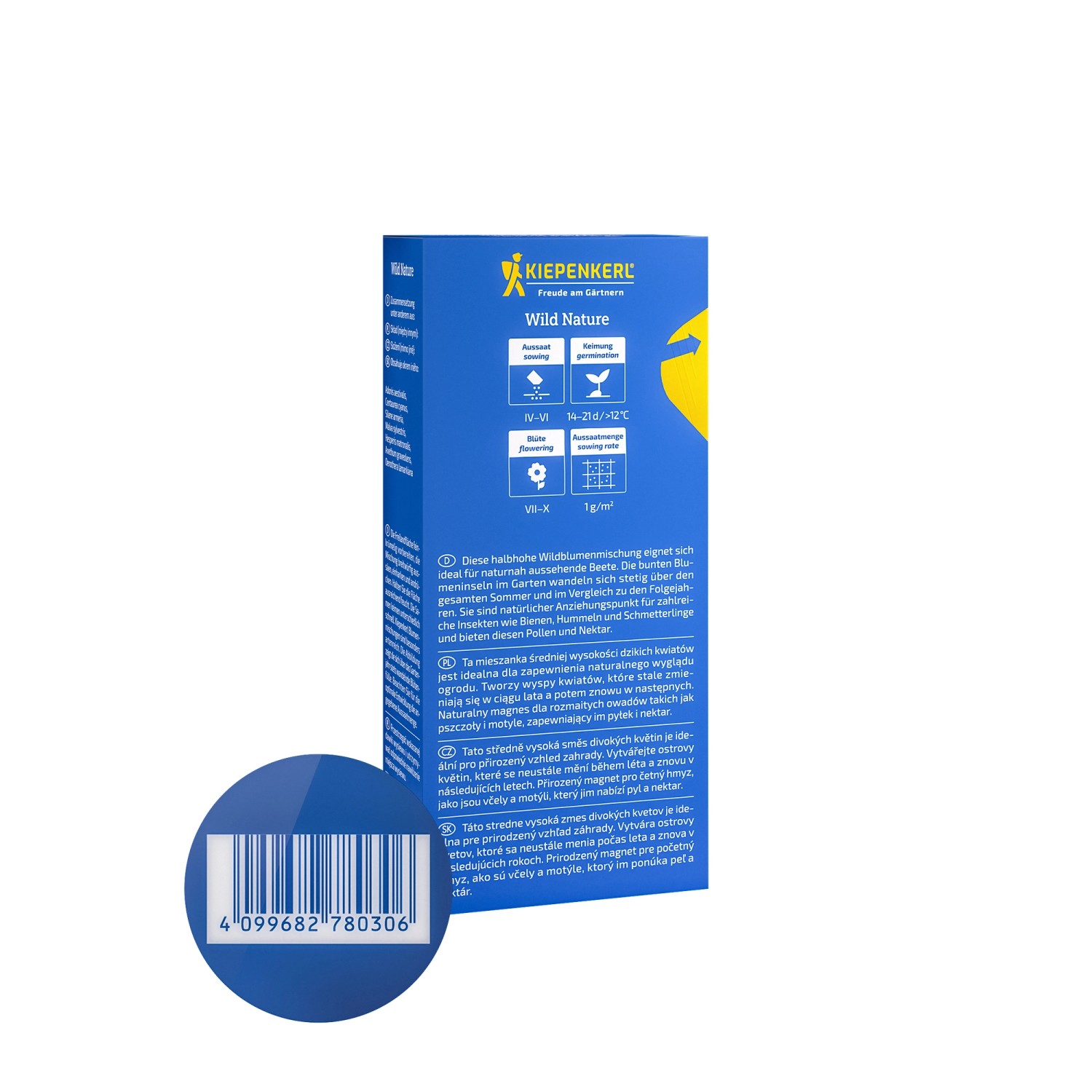 Kiepenkerl Blumenmischung Wild Nature Packung, Blumensamen für naturnahe Gärten.