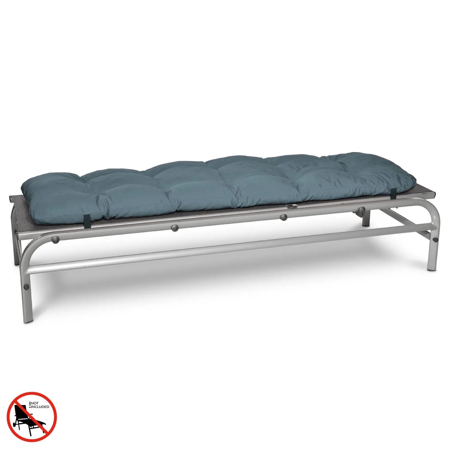 Beautissu Auflage Sonnenliege Deckchair Flair RL 190x60x8 cm Taubenblau kaufen bei OBI