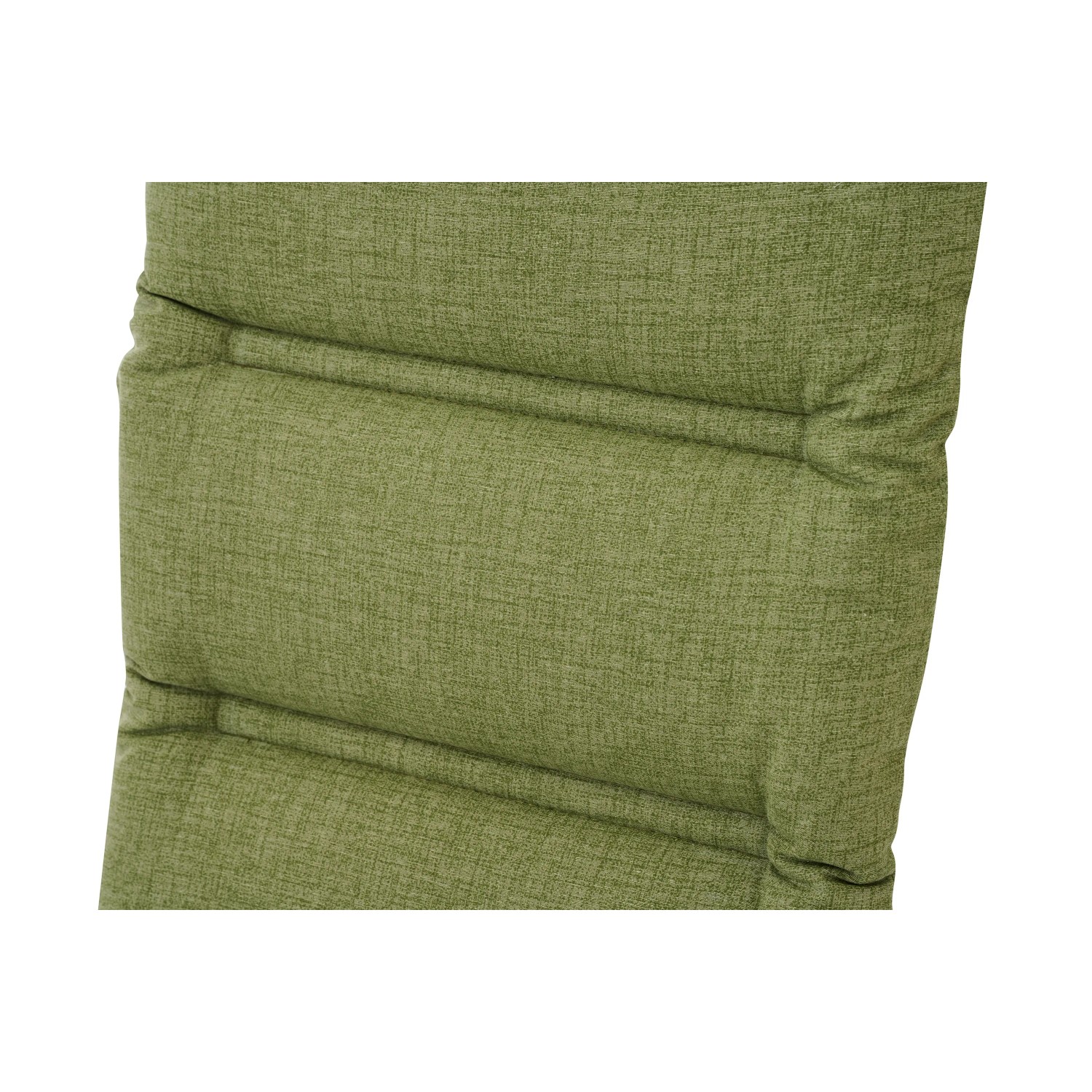 Detailaufnahme: Grüne Siena Garden Sesselauflage Comfort, gesteppt.