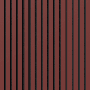 Akustikpaneel Lino Salsa, schwarz/rotbraun, 60x60cm, 2er-Set zur Wand- und Deckenverkleidung.