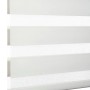 Schöner Wohnen Doppelrollo Tilda, 60x150 cm, Weiß. Rollo mit transparenten und blickdichten Streifen zur Lichtregulierung.