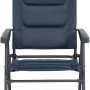 Siena Garden Campingsessel Premium, dunkelblau, mit AirMesh Bezug und anthrazitfarbenem Gestell.