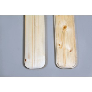 Dieda Balkonbretter Fichte, 3 Stück, unbehandelt, naturbelassen.