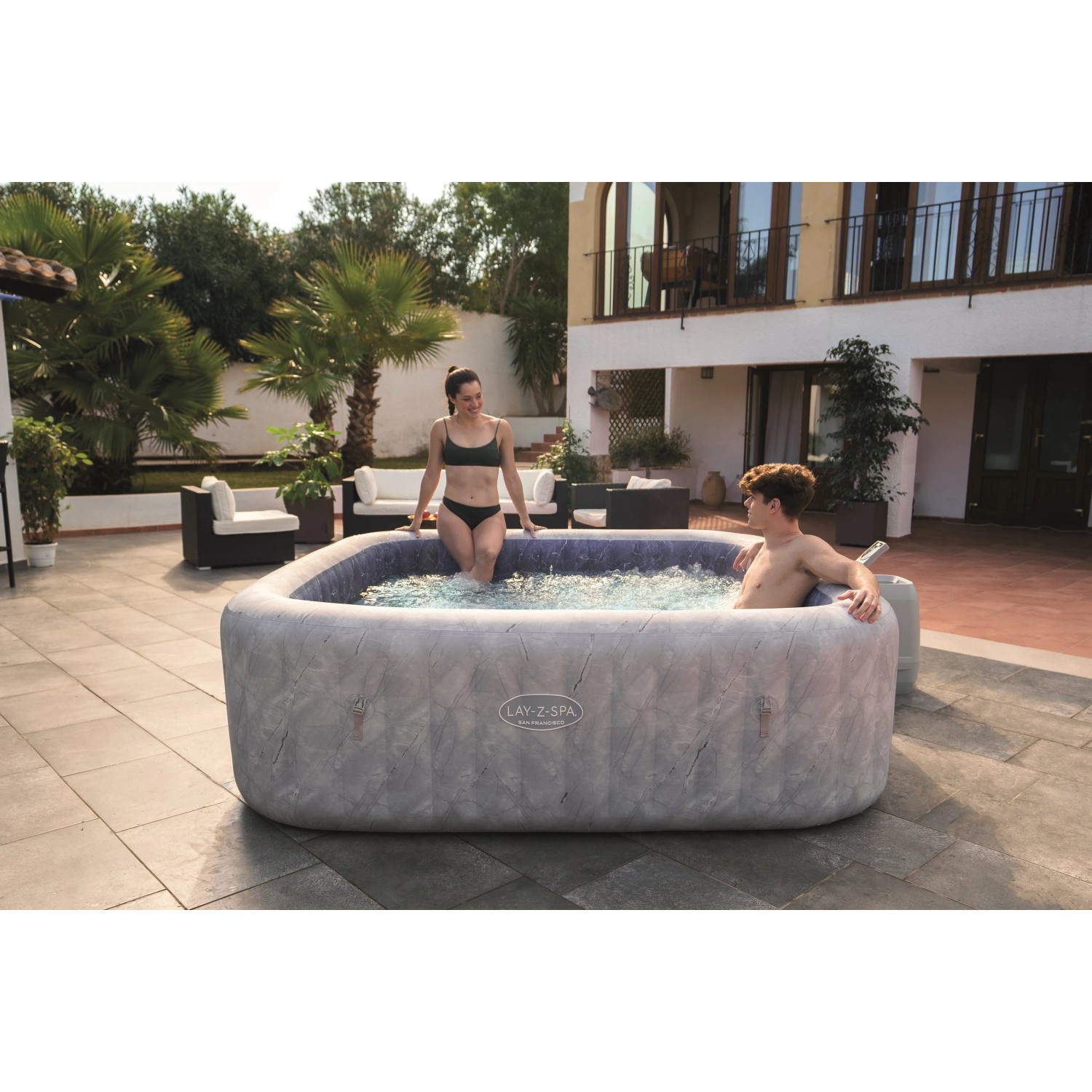 Bestway Whirlpool San Francisco HydroJet Pro 7 Personen 230 cm x 230 cm x 71 cm_7