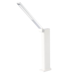 Weiße Philips LED Schreibtischleuchte Amber mit Akku, 5W, 4000K, 120lm.