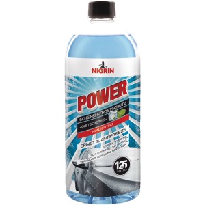 Nigrin Power Scheiben-Frostschutz Konzentrat -52°C, 1l Flasche. Frostschutzmittel für klare Sicht im Winter.