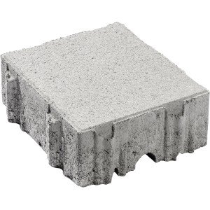 Premac Pflasterstein Siko Grau, 20x20x8 cm, Betonpflaster für Flächenbefestigung.