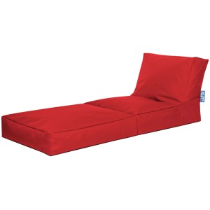 Roter Sitting Point Sessel Twist Scuba, 300 l, Liege, wasserabweisend, für Indoor & Outdoor.