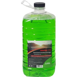 Adamol Scheibenklar Konzentrat 5,02l, orange. Autopflege für schlierenfreie Reinigung mit Apfelduft.