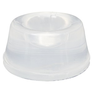 Wagner Elastikpuffer-Set EH3020 Ø 22 mm x 10 mm Transparent 12-tlg.