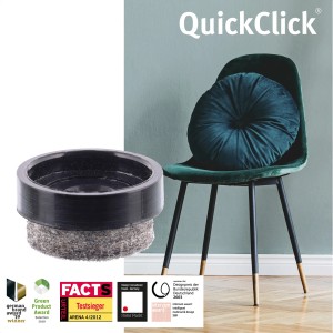 Wagner Ersatzgleiter-Set QuickClick Slim Ultrasoft EH7713 Ø 17 mm Braun 8-tlg.