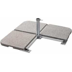 Schneider Plattenständer, extra schwer, aus feuerverzinktem Stahl für Wegeplatten 50x50x5 cm.