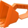 Orange Baggerschaufel aus dem Hape Sandspielzeug-Set, Teil des 9-teiligen Spielsets für Sandkasten und Strand.