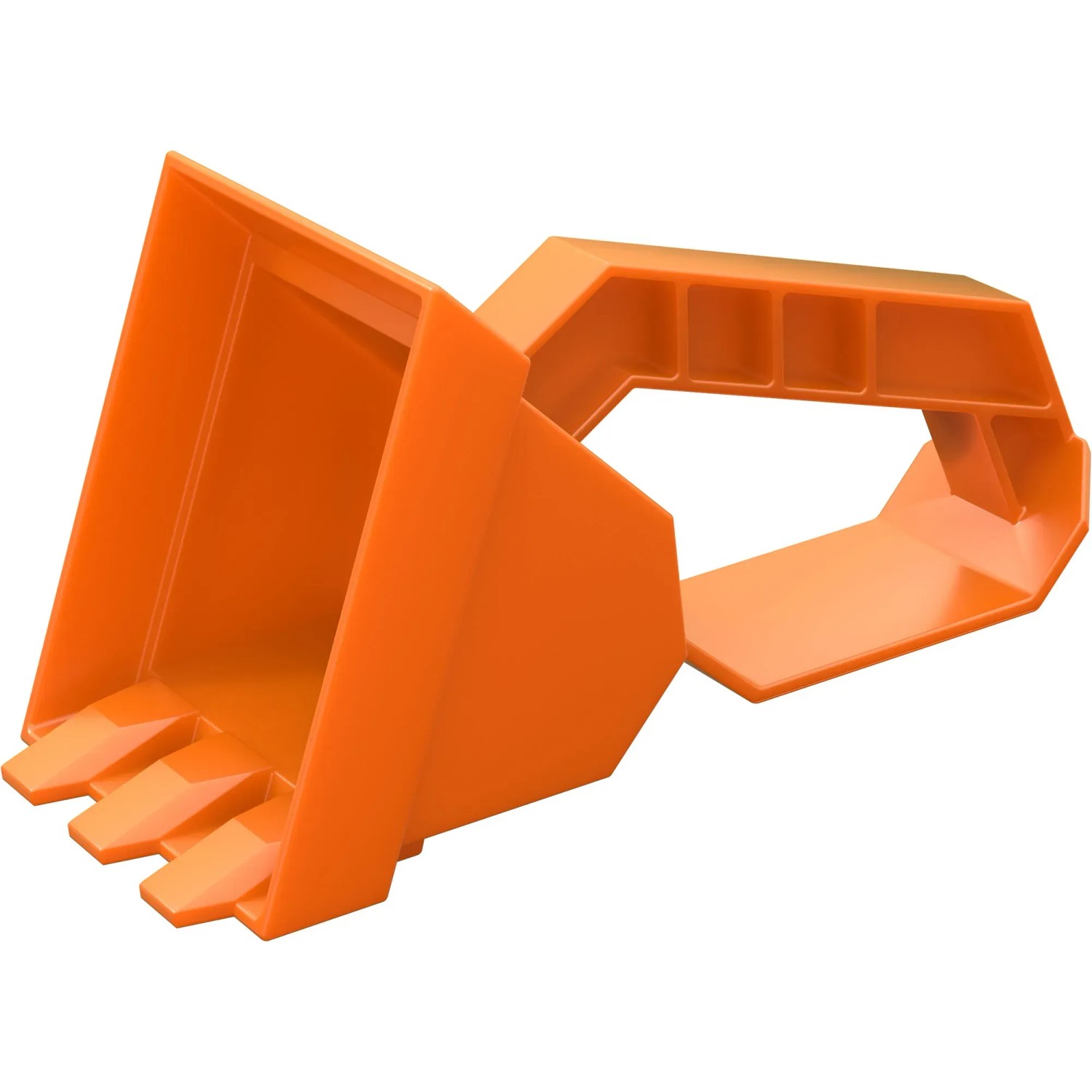 Orange Baggerschaufel aus dem Hape Sandspielzeug-Set, Teil des 9-teiligen Spielsets für Sandkasten und Strand.