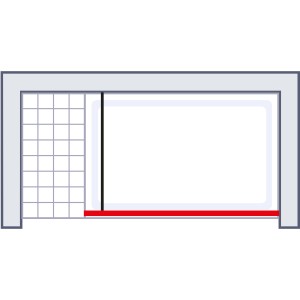 Schulte Walk In Dusche 200x140cm, Chromoptik, klares Glas, barrierefreier Zugang.