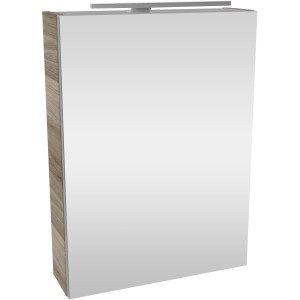 Fackelmann Spiegelschrank SBC Steinesche 50 cm mit Aufsatzleuchte und Softclose.