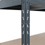 Detailansicht: Ar Shelving Schwerlast-Steckregal, 180x120x45cm, Anthrazit, mit HDF-Böden.