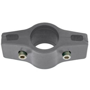 Doppelverbinder für Einstabmattenzaun Schwarz 34 mm