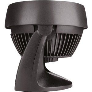 Schwarzer Vornado Bodenventilator 633, Ø 24 cm, für gleichmäßige Luftzirkulation im Raum.