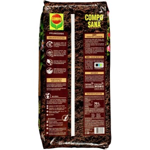 Palette Compo Sana Pflanzerde (39x70L) für Garten, Stauden, Hecken und Bäume. Hochwertige Erde mit Nährstoffen.