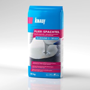 Knauf Fliessspachtel Allround 20kg Sack, selbstverlaufend für Ausgleich von Untergründen.