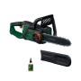 Bosch Akku-Kettensäge PKE18V-30-28 Solo mit Schwert, Kettenschutz und Öl.