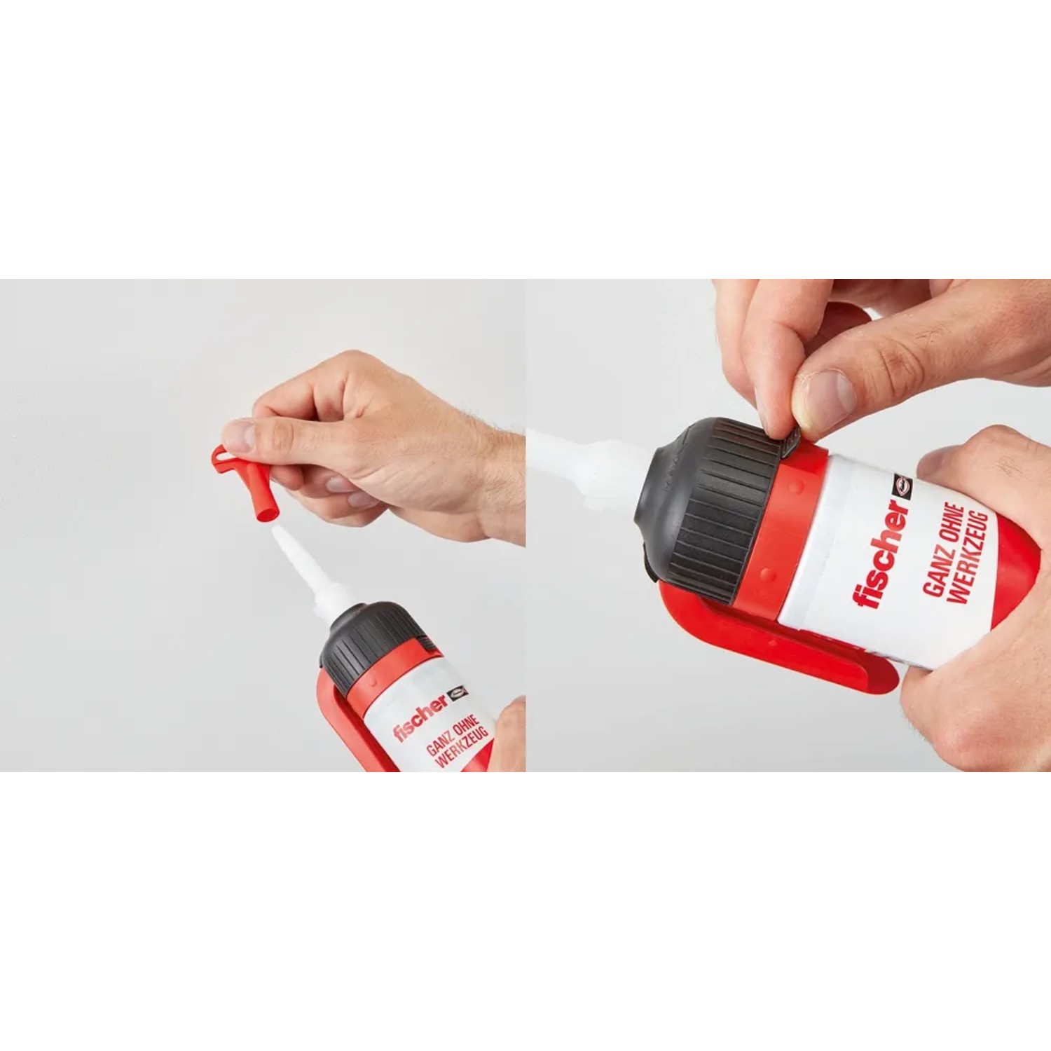 Fischer 320 Kilo Kleber 200ml in Anwendung, Klebstoff für Montage und Reparatur.