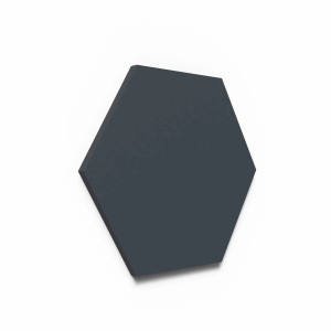 Designpaneel Hexagon Lino Smokey Blue, MDF, 25cm, zur Wandgestaltung.