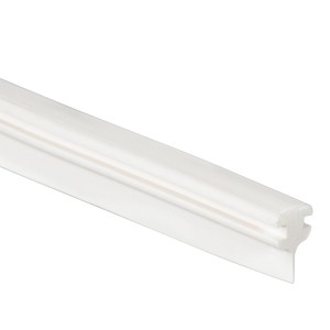 Schulte Einziehgummidichtung, transparent, 120 cm, für Badewannenfaltwände.