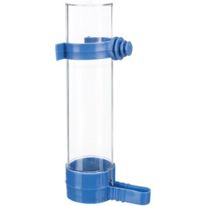 Trixie Tränke und Futterspender, 130ml, für Vogelkäfige und Volieren, aus Kunststoff in diversen Farben.