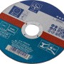 LUX Gewebe-Trennscheibe Comfort, Ø 125 mm für Winkelschleifer. Trennscheibe in blau, rot und silber.