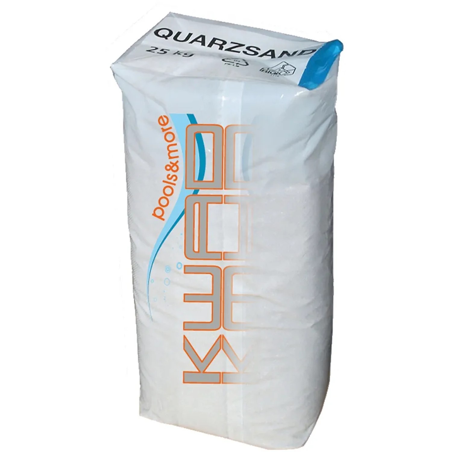 Sack Filtersand (25 kg) für Chemoform Stahlwandpool Set, geeignet für Sandfilteranlagen.