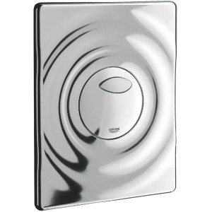 Grohe Surf Abdeckplatte für WC-Spülung, 2-Mengen-Betätigung, Chrom