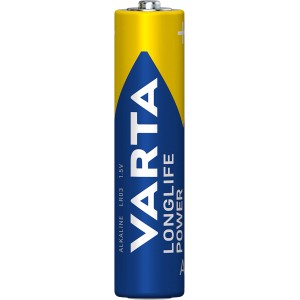 Varta Longlife Power Micro (AAA) Batterie, 1.5V, gelb-blau