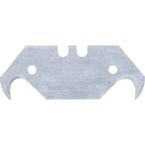 LUX Comfort Teppichmesser-Klinge, 0,65mm, Doppelhakenklinge für Teppich, Pappe, PVC.