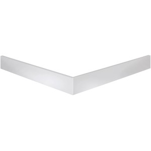 Schulte Wannenschürze, Alpinweiß, 90x90 cm, für Duschwanne, zur Verkleidung des Duschbeckens.