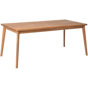 Acamp Atacama Gartentisch, 180x90 cm, Teakholz für Gartenmöbel-Sets.